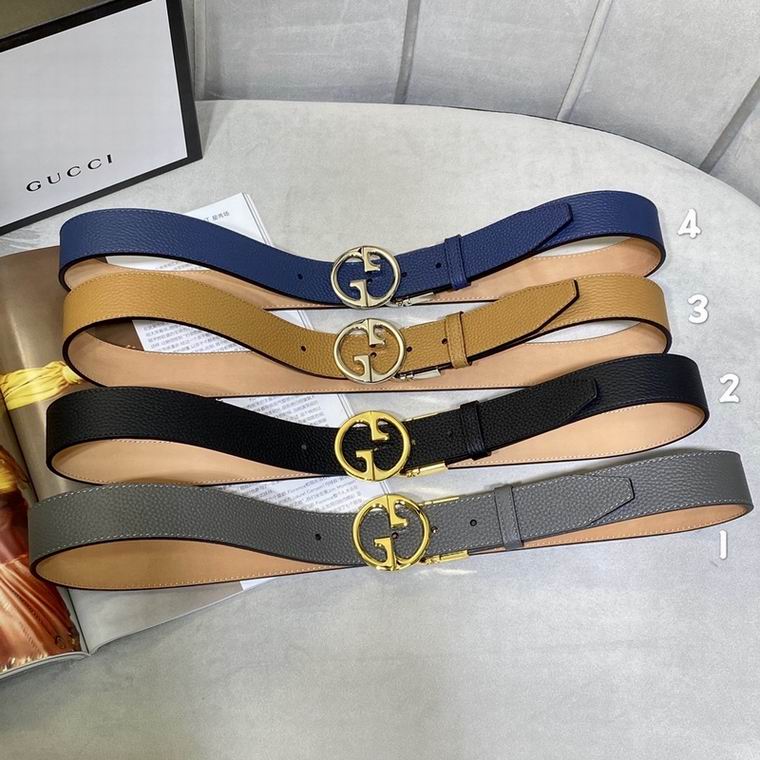 Gucci Belt 34mmX95-125cm 7D82
